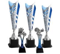 Hole Gadget Trofei Personalizzati in Set Completi per Il Calcio, Calcetto o Fantacalcio con Tris di Coppe, Miglior Giocatore e Capocannoniere Varie Misure e Budget Premiazioni