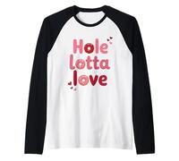 Hole Lotta Love - Dolce Ciambella Maglia con Maniche Raglan