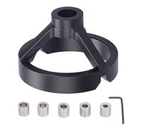 Hole Puncher Fixture Drill Guide, Wood Positioning Doweling Jig Locator, Aluminum Alloy DIY Carpentry Tool with 6 7 8 9 10 mm Drill Sockets for Precise Woodworking Projects