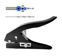 Hole Puncher Single, Heavy Duty Punch Tool, Portable Handheld Puncher, Compact Repair Accessory, Ideal for Scrapbooking, Tags, Paper, PVC Sheets, Label Cards and Cardboard Projects