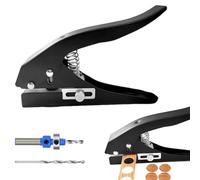 Hole Puncher Single - Tag Punch, Card Cutter | Handheld Heavy Duty Hole Maker For Paper, Cardboard, Thin PVC, Ideal For Crafts, Label Creation, School Art Projects, Scrapbook Design Tasks