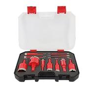 Hole Saw Set for Tile - Dry Use Anti-Slip - Ceramic Tile Hole Saw Kit - for Crafsting Enthusiasts Professisonals Homeowners Plumbers Wall Repair Elecstrical Wiring