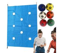 Hole Tarp Esercizio Di Team Building,Giochi Divertenti per Rafforzare il Team sul Lavoro | Giochi per Team Building all'Aperto con Teli - Ideali per Scuola Aziende e Addestramento