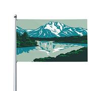 Hole Valley E Peaks Nel Parco Nazionale Del Grand Teton, Wyoming, Usa Resistente Alle Intemperie Garden Flag Con 2 Occhielli Bandiere Da Giardino Decorazione Per Esterni Fattoria 90X150Cm