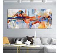 HOLEILUCK Astratto Donna Corpo Dipinti Decorativi Stampe Su Tela Ritratto Grandi Dimensioni Wall Art Immagini Per Soggiorno Decorazioni Moderne 60x125cm / 24x49in Con Cornice