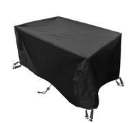 HOLEILUCK Coperture per Mobili Da Giardino 260x95x90cm/LxWxH Copertura per Mobili Da Giardino,Telo Tavolo Esterno Impermeabile,Impermeabili E Antivento, Colore Nero, Set Di Mobili Da Esterno