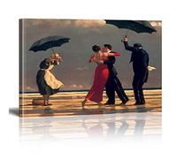 HOLEILUCK Edward Hopper Dancing Canvas Painting Modern Artwork Poster e Stampe Wall Art Picture for Living Room Home Decoration 90x130cm(35.4x51.2in) Con Cornice