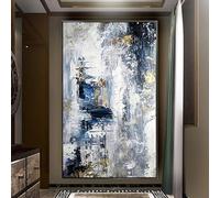 HOLEILUCK Stampe d'arte su tela astratte di grandi dimensioni Pittura Decorazione moderna Immagine di arte della parete per soggiorno Interno di casa Opera d'arte 95x150 cm/37x59 in con cornice nera
