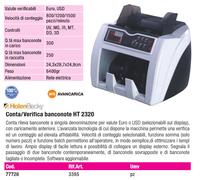 HOLENBECKY HOLENBURG Verifica banconote conta separamonete HT 2800 401 2280 1000
