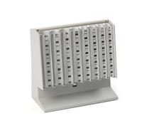 HOLENBURG - 3430 - Distributore manuale di monete Eurocoin - 25 x 10,4 x 17 cm - grigio chiaro - Holenburg - 72114 - Conf. da 1 Pz. - 3430