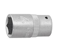 HOLEX Bussola esagonale 1/4", Apertura: 8mm Quantità:1