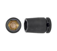 HOLEX Bussola IMPACT con attacco esagonale 3/8" con magnete, Apertura: 15mm Quantità:1