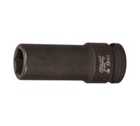 HOLEX Bussola IMPACT con bocca esagonale 1/2" esecuzione lunga, Apertura: 15mm Quantità:1