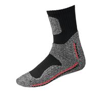 HOLEX Calzini funzionali, media lunghezza, nero/rosso/grigio, Tg. Unisex: 36-38 Quantità:1