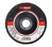 HOLEX Disco abrasivo lamellare speed ZA piatto, Ø125mm, Grana: 40 Quantità:1