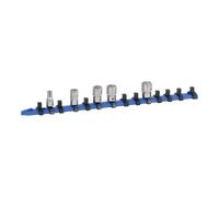 HOLEX Listello con clip per bussole con bocca poligonale da 1/4" Quantità:1