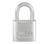 HOLEX Lucchetto ad apertura con chiave diversa, acciaio inox Quantità:1