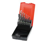 HOLEX Maschi a macchina per fori passanti + punte elicoidali per prefori, Per filettatura metrica: M3-12 Quantità:1