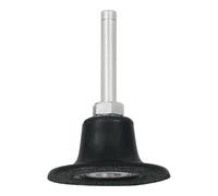 HOLEX Platorello in gomma, gambo Ø6mm medio-duro, Esterno: Ø50mm Quantità:1