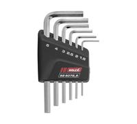 HOLEX Set di chiavi maschio esagonali piegate nichelate, 7pz. Quantità:1