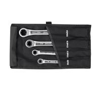 HOLEX Set di chiavi poligonali doppie, tipo a cricchetto, per viti Torx, con busta, 4pz. Quantità:1