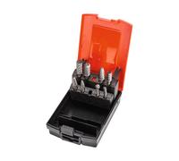 HOLEX Set di frese rotative 8pz., dentatura inox, grossa, HM, 8pz. Quantità:1