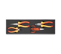 HOLEX Set di pinze/cesoie interamente isolate, 4pz. Quantità:1