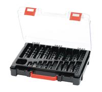 HOLEX Set di punte elicoidali in HSS n. art. 114000 in cassetta, non rivestite, Modello: 1-10C Quantità:1