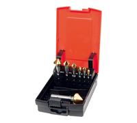 HOLEX Set di svasatori conici n. art. 150180 in cassetta 90°, TiN, 7pz. Quantità:1