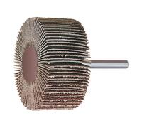 HOLEX Spazzole lamellari in tela abrasiva con gambo (A), grana 80, Testa Ø30 x l=5mm Quantità:1