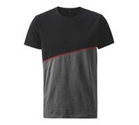 HOLEX T-Shirt, grigio scuro/nero /rosso, Tg. Unisex: S Quantità:1