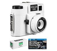 Holga 120N - Fotocamera, formato medio, con pellicola Ilford HP5 120 e panno in microfibra