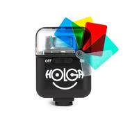Holga 12MFC Blitz Nero Holga 135bc 120N Farbblitz Blu Rosso Verde Ciano