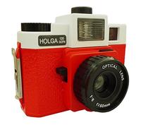 Holga Marca 120GCFN Macchina Fotografica (Obiettivo Vetro, Multicolore Flash) Bianco/Rosso
