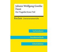 Holger Bäuerle Johann Wolfgang Goethe: Faust. Der Tragödie Erster Te (Tascabile)