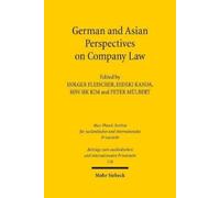 Holger Fleischer German and Asian Perspectives on Company Law (Copertina rigida)