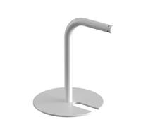 HOLGVE Stanchion for Museo con Piano da Tavolo a Forma di U | Base Rotonda Impilabile, Corda Elastica e Opzione Fune in Acciaio 304, Barriera in Corda(White)