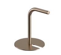 HOLGVE Stanchion for Museo con Piano da Tavolo a Forma di U | Base Rotonda Impilabile, Corda Elastica e Opzione Fune in Acciaio 304, Barriera in Corda(Gold)