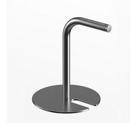 HOLGVE Stanchion for Museo con Piano da Tavolo a Forma di U | Base Rotonda Impilabile, Corda Elastica e Opzione Fune in Acciaio 304, Barriera in Corda(Gray)