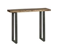 HOLGVE Tavolo Consolle, Tavolino da Divano in Legno, Tavolo da Ingresso, Consolle Ingresso Dietro al Divano, Tavolino da Ingresso Stretto(35..4inch/90cm)