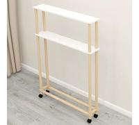 HOLGVE Tavolo consolle, Tavolo da Divano, Tavolino stretto dietro il divano, Tavolo da ingresso in accento, con ruote universali girevoli a 360°, for corridoio, soggiorno, foye(31.4x5.9x44.5in/80x15x1