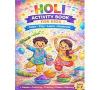 Holi Activity Book for Kids