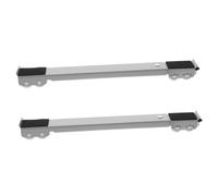 Holibanna 1 Paio Mobile mobile base porta lavatrice ruota espandibile stand regolabile cursori fondo frigorifero Riser di lavatrice basamento dell'apparecchio Metallo Grigio Colore Casuale