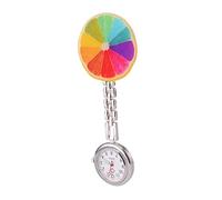 Holibanna 1 Pc cronometrista del sanatorio orologi da donna per donna orologio da tasca con morsetto per medici fermalibri reggilibro orologio da tasca per infermiere orologio del terapista
