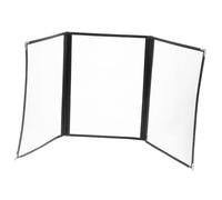 Holibanna 1 Pezzo Raccoglitore Menu Trasparente PVC con Copertura per Pianificazione Personale Alta Capacità per Ristoranti e Catering