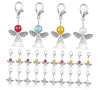 Holibanna 1 Scatola Ciondoli Angeli Custodi in Perline Kit per Creazione Gioielli Perline per Bracciali Portachiavi Accessori Fai da Te Colore Casuale