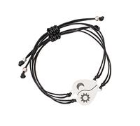 Holibanna 1 Set braccialetto di coppia braccialetto per la fidanzata braccialetto intrecciato Braccialetti delle ragazze Bracciali freschi bracciale sole e Acciaio inossidabile