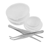 Holibanna 1 Set di Crogioli per La Fusione del Metallo Crogiolo per La Scienza Crogiolo per La Fusione Piatto di Crogioli di Fusione Ceramica Bianca