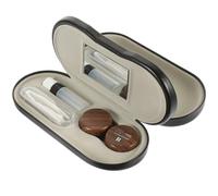 Holibanna 1 Set Di Scatola Per Occhiali in Pelle Custodia Per Occhiali Multiuso Organizer Lenti A Doppio Uso