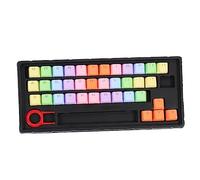 Holibanna 1 Set keycap portatile portatili bacheca chiavi the key clavietta hat cappucci dei tasti della tastiera colorati alimentazione della tastiera decorazione della pbt Orange